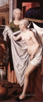 Hans Memling Painting - Bathsheba 1485 Netherlandish Hans Memling